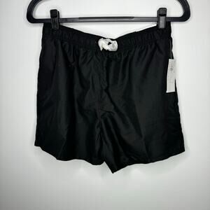 NWT OLD NAVY Solid-Color Swim Trunks 5.5" Black Small